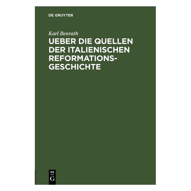 De Gruyter Benrath:Ueber die Quellen der italienis (67782234)