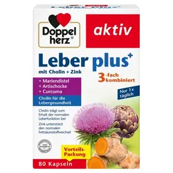 DOPPELHERZ Leber plus Kapseln 80 St