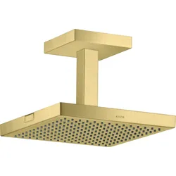 hansgrohe AXOR ShowerSolutions Kopfbrause 240/240 1-jet, Deckenanschluss, 10929950, Farbe: Brushed Brass