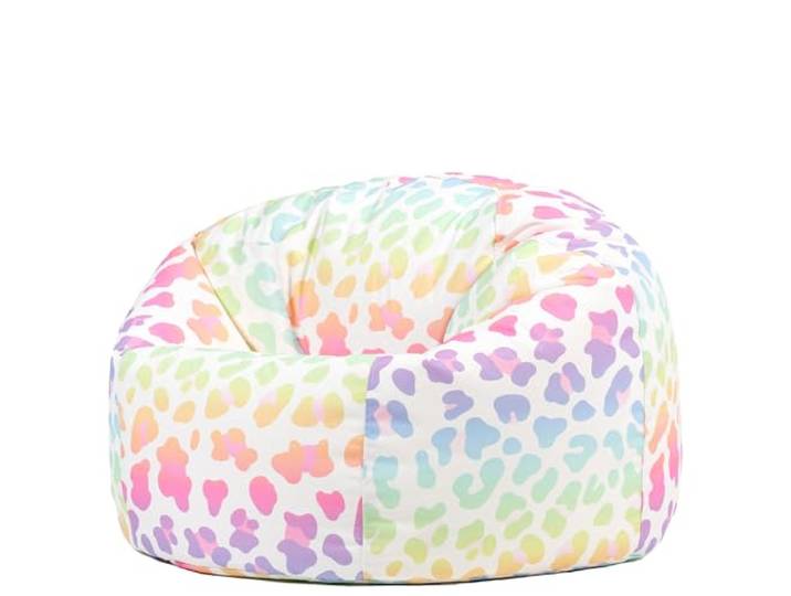 Icon Leopard Sitzsack Kinder mit Füllung, Mehrfarbig