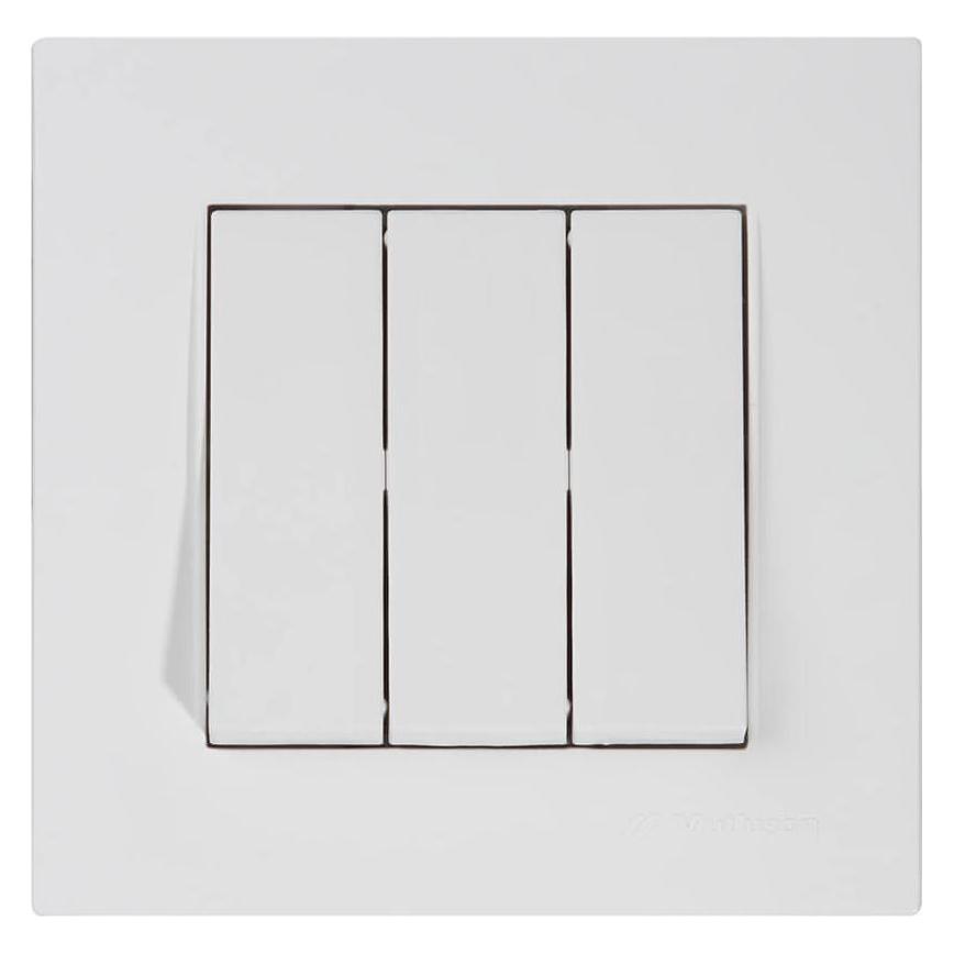 Mutlusan Rita 3-Gang Switch Weiss (32311365)