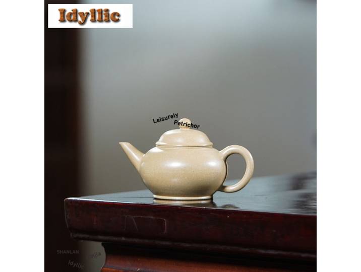 Yixing – théières classiques en argile violette de 150ml, Pot fait à la main, Section de minerai brut, bouilloire à boue avec infuseur, service à thé Zisha, articles de décoration