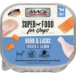 MAC's Dog 150g Hundenassfutter Sparpaket 22 x 150 Gramm Lachs & Hühnchen