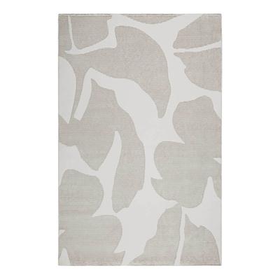 Teppich ESPRIT "Sara", weiß (beige), B:200cm H:12mm L:290cm, Polypropylen, Teppiche, Teppich, Kurzflorteppich, gewebt, floral, modern, Wohnzimmer, trendig
