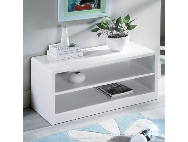 Julian Bowen Manhattan Fernsehschrank, kompakt, weiß