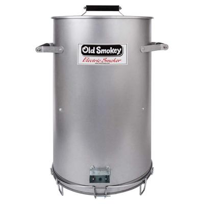 Old Smokey Products Wood Chips Bullet Smoker Silver