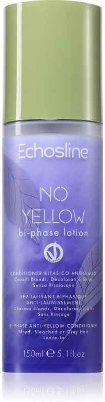 Echosline No Yellow Bi - Phase Lotion après-shampoing sans rinçage pour cheveux blonds 150 ml