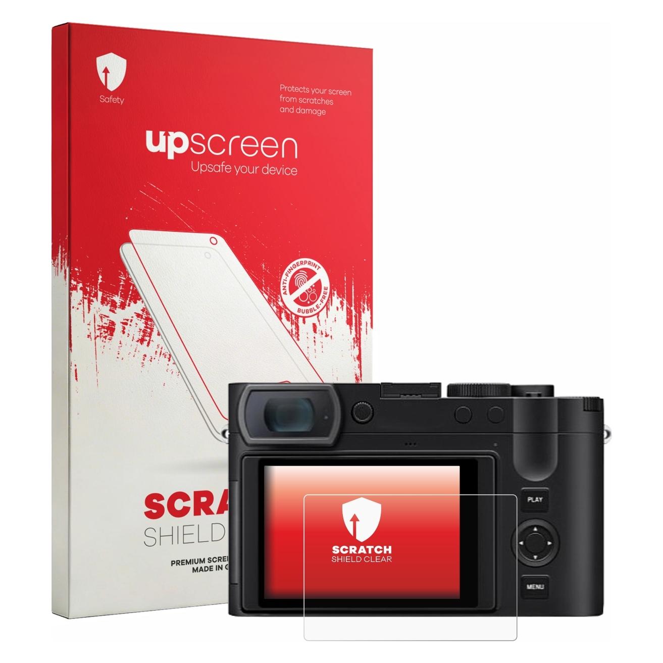 upscreen Schutzfolie für Leica Q3 Monochrom Displayschutz Displayschutzfolie Folie Klar Transparent (2864201)