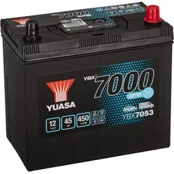 Yuasa YBX7053 EFB Start-Stopp-Batterie 12V 45Ah 450A - Zuverlässige Leistung