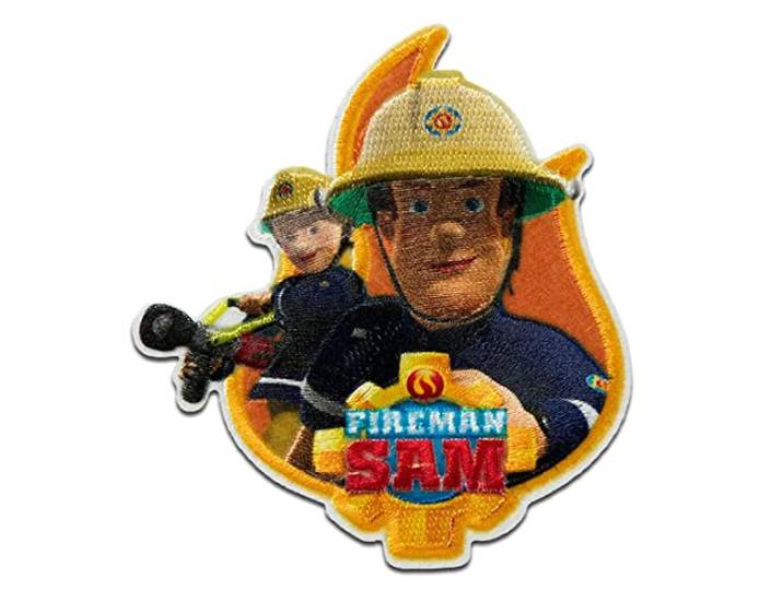 Lapjes Appliqués - Brandweerman Sam & Penny Fire - overdrukplaatjes opzetstukken Applicaties opnaaien opstrijken Lap Patches, Maat: 7,2 x 8 cm