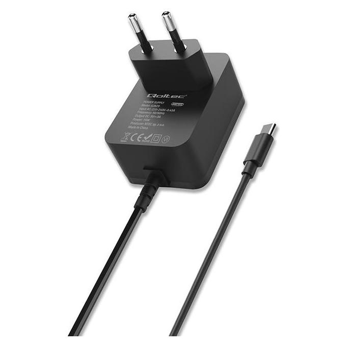 Qoltec Super Schnelles PD-Ladegerät für Raspberry PI4, USB C (51829)