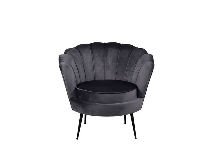 ebuy24 Relaxsessel Nice Sessel Velour grau.