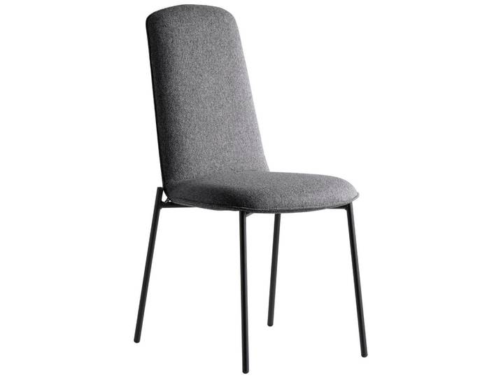 Connubia Stuhl, Schwarz, Rundrohr, 48x95x60 cm, Esszimmer, Stühle, Esszimmerstühle, Vierfußstühle
