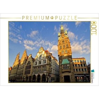 CALVENDO Puzzle Das Stadthaus in Münster | 1000 Teile Lege-Größe 64x48cm Foto-Puzzle für glückliche Stunden