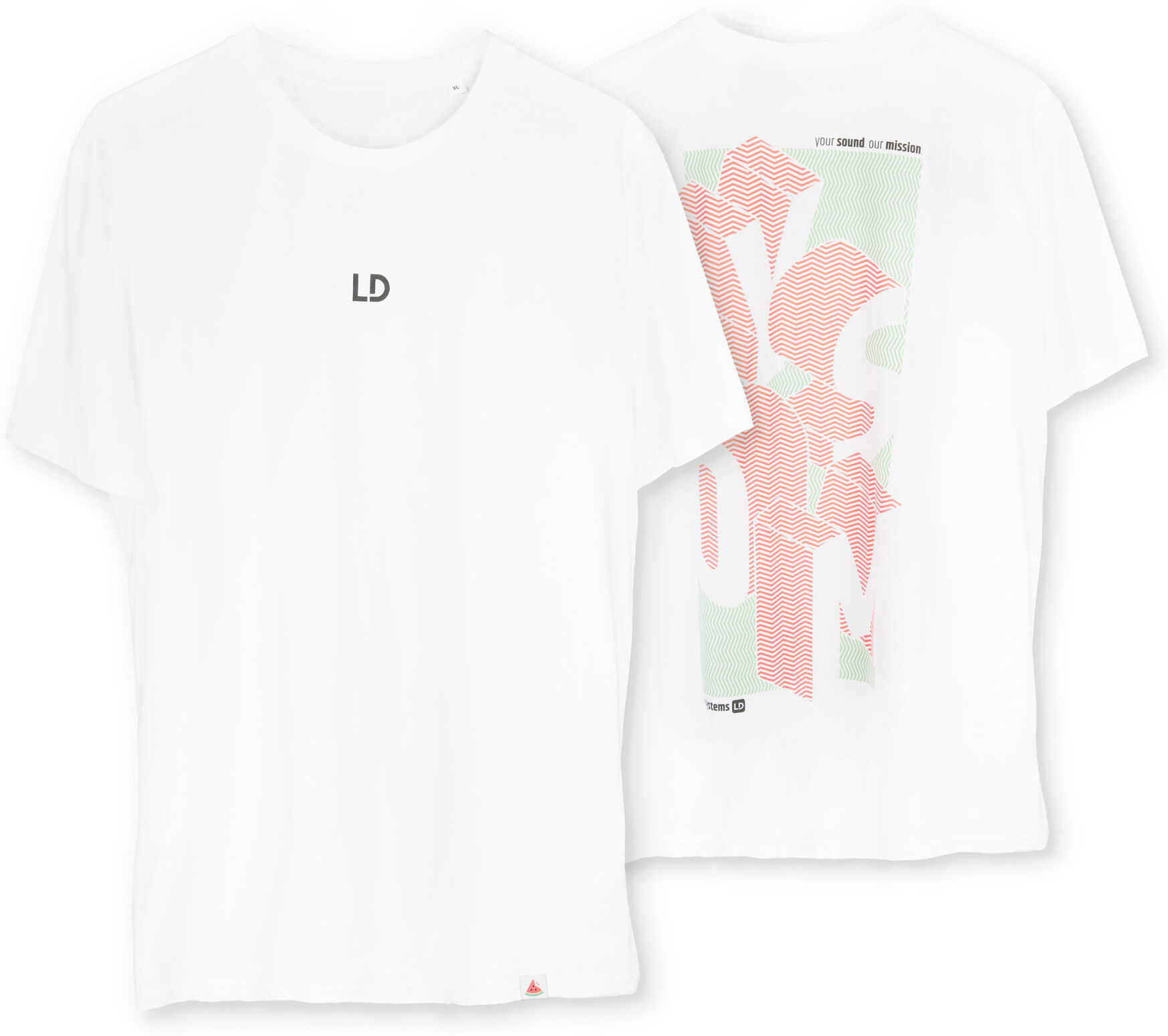 Sonstige Merchandise "Ysom"-Zigzag T-Shirt - Unisex M - Ld Systems T-Shirt Mit "Ysom"-Zigzag Motiv