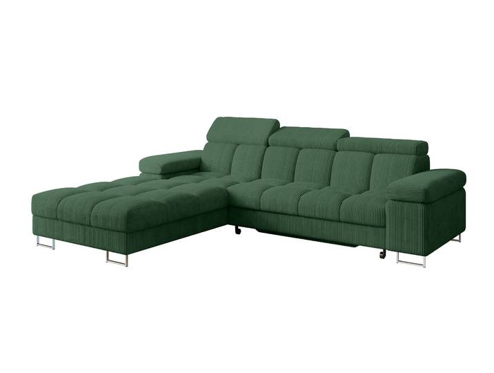 Ecksofa COMA L Grün - Poso 14