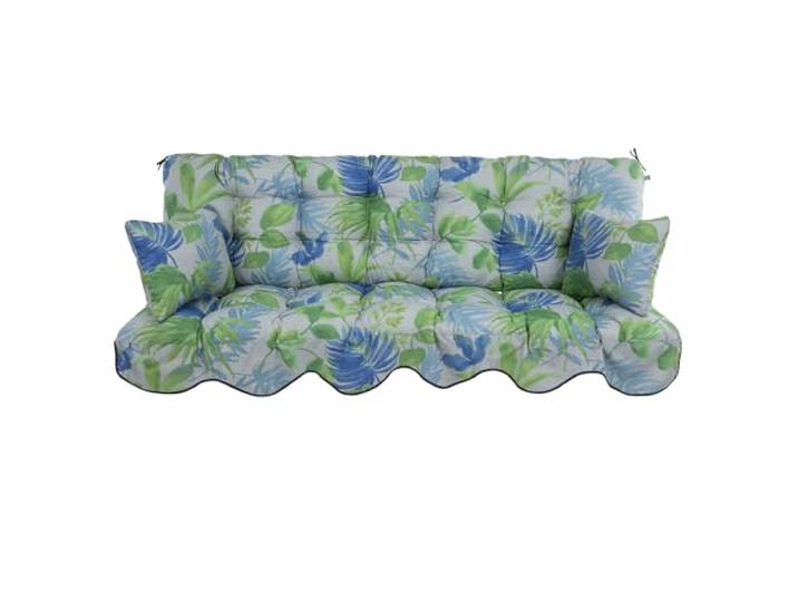 PATIO Hollywoodschaukel Auflage 180x50 cm Minorca Sitzpolster Rückenlehne 2 Seitenkissen Befestigungsschnüre Volant vorne
