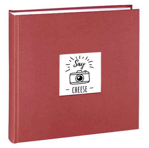 Hama 00002345 Jumbo-Album "Fine Art", 30x30 cm, 100 weiße Seiten, Bordeaux