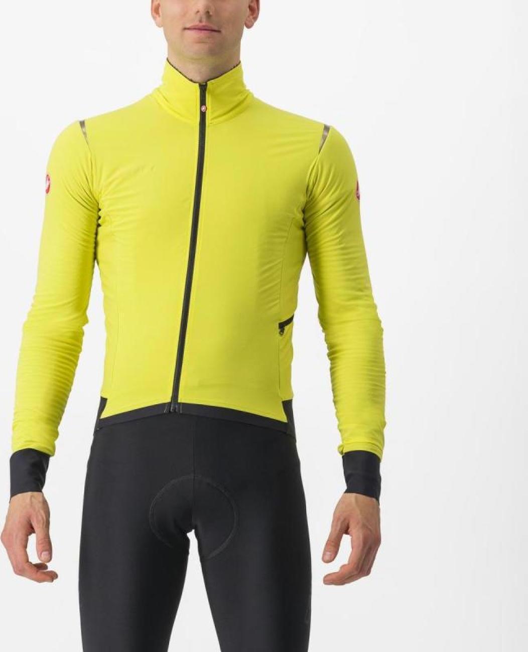 CASTELLI Fahrrad-Thermojacke - ALPHA FLIGHT ROS - Gelb 2XL
