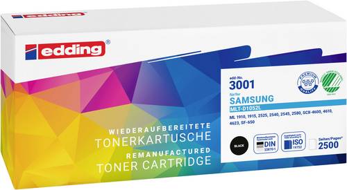 Edding Toner ersetzt Samsung MLT-D1052L Kompatibel Schwarz 2500 Seiten EDD-3001