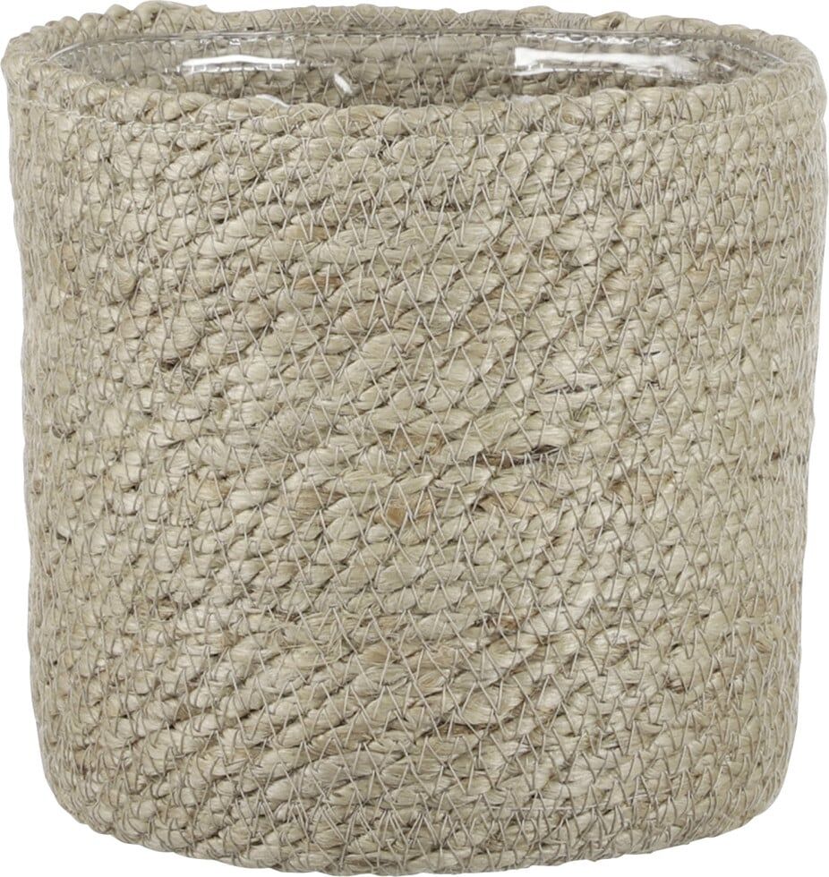 Mica Decorations Mica Übertopf Korb Atlantic Ø 16 x 16 cm creme