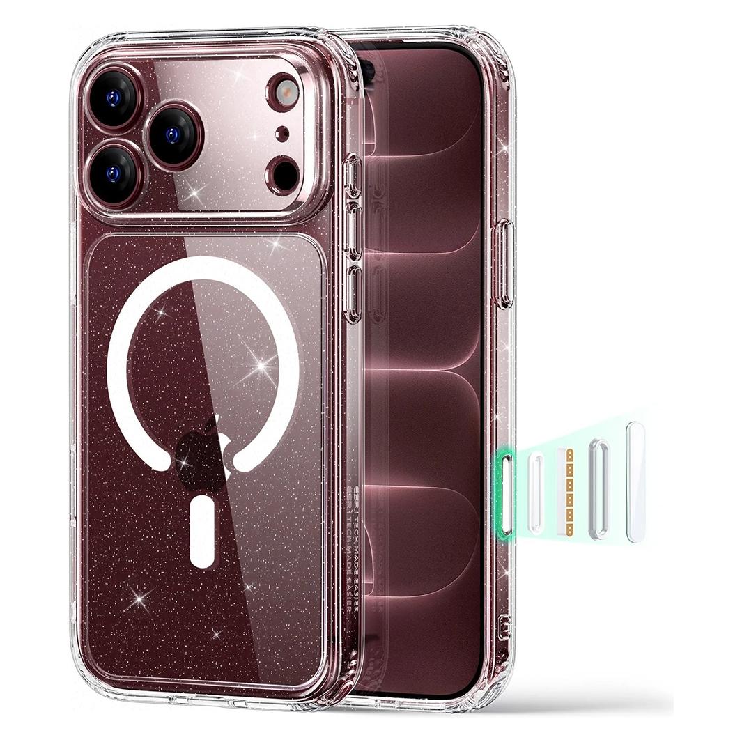 ESR - Classic Hybrid HaloLock - iPhone 18 Pro Max / iPhone 17 Pro Max - Clear Simmer (Apple iPhone 17 Pro Max, Apple iPhone 18 Pro Max) (73973080)