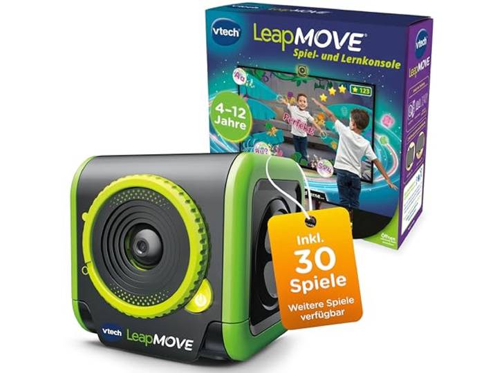 VTech LeapMOVE - Spielkonsole Kinder ab 4 Jahren, Bewegungsspiele