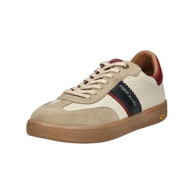 Sneaker CAMEL ACTIVE "camel active Sneaker Leder", Herren, Gr. 41, blau (beige, blau), Leder, Schuhe Sneaker