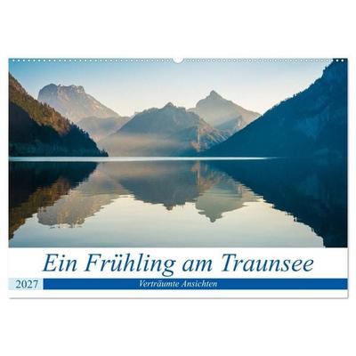 Ein Frühling am Traunsee - Verträumte Ansichten (Wandkalender 2027 DIN A2 quer), CALVENDO Monatskalender