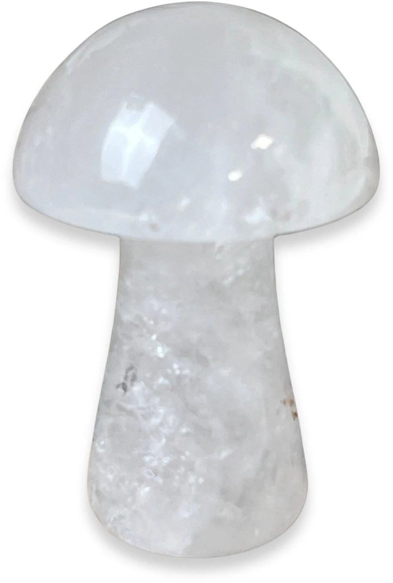 Bergkristal Paddenstoel Decoratie 5 cm