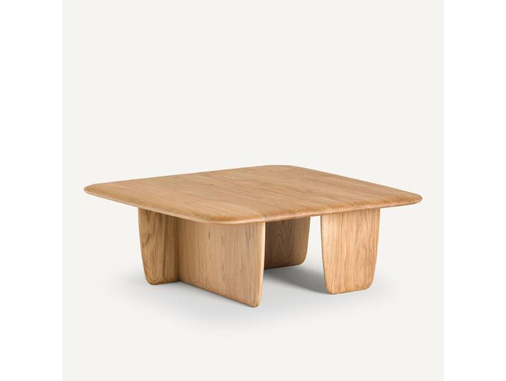 AM.PM Table basse en chêne massif, grand modèle, Iloss Beige
