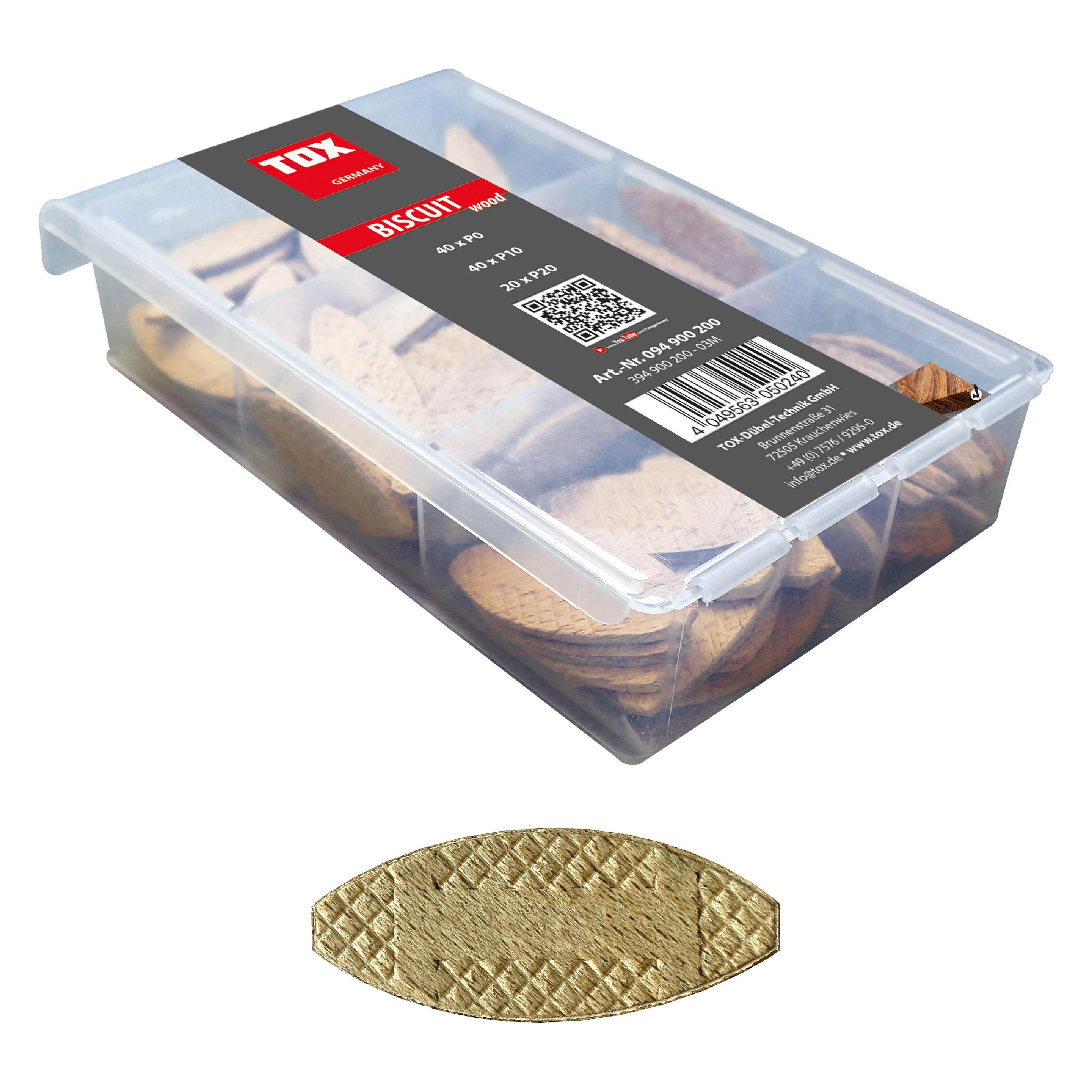 Tox Holz-Flachdübel Miniset (100 Stk.) (94900200)