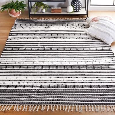 SAFAVIEH Handmade Striped Kilim Manon Cotton Rug