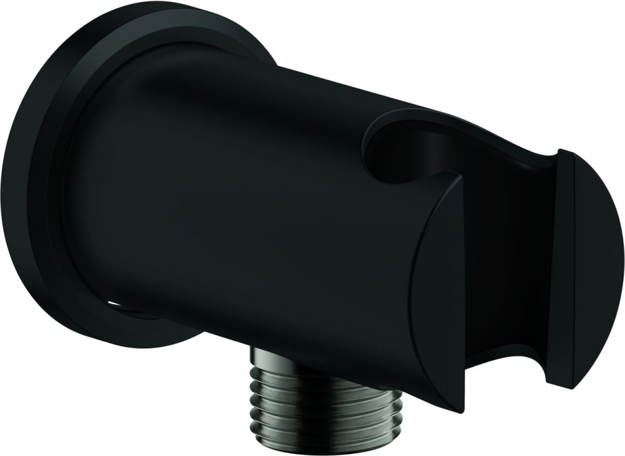 Grohe Wandanschlussbogen Rainshower, 26658 runde Rosette matt black, 266582430 266582430