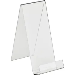 Buchständer Acryl 80 x 195 mm, Acryl (PMMA), transparent
