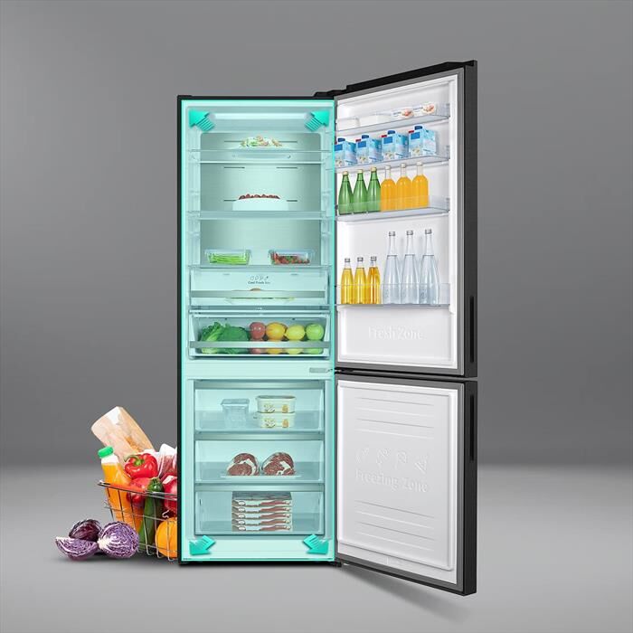 Hisense Frigorifero Combinato Rb645n4bfe Classe E 495 Lt-nero