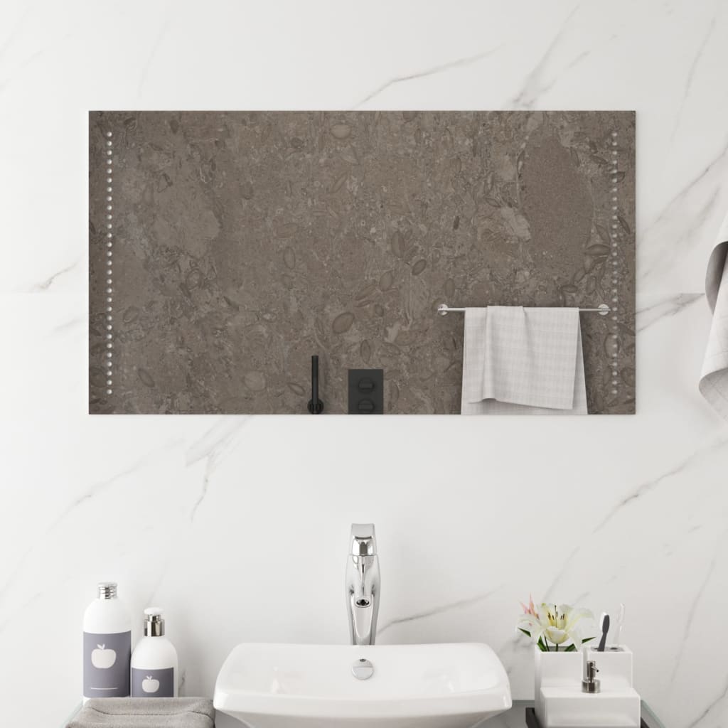 vidaXL Miroir de salle de bain à LED 50x90 cm