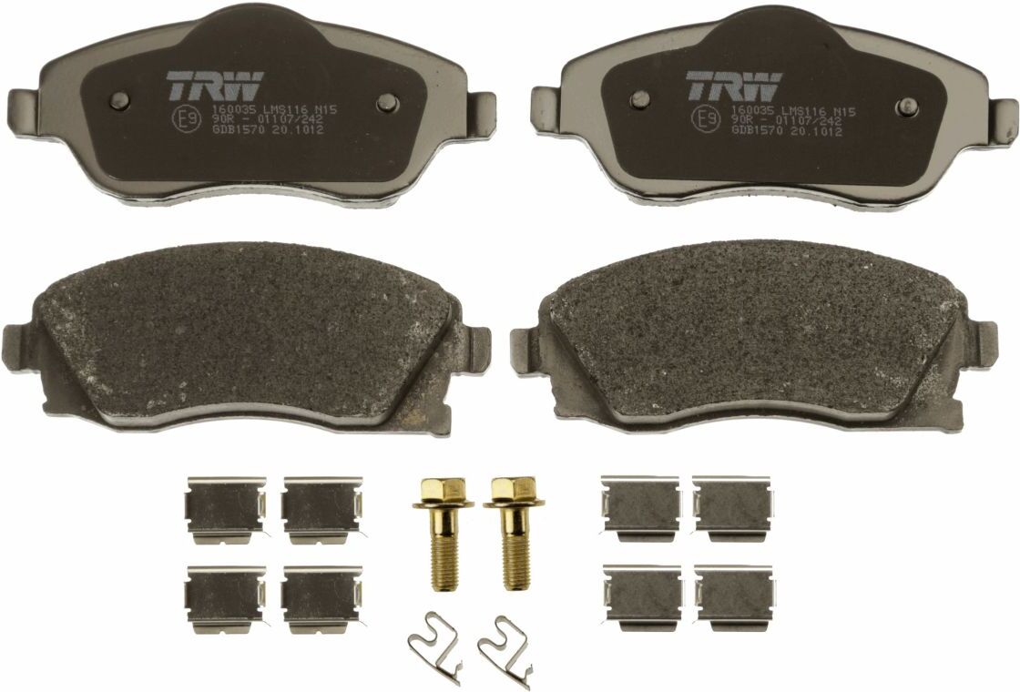 Bremsbelagsatz TRW GDB1570, Vorne