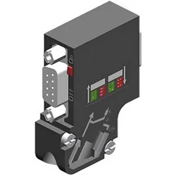 Siemens, Zubehör Steuerungstechnik, SIMATIC DP FC 6ES7972-0BB61-0XA0 Stecker für PROFIBUS 35° mit PG Buchse