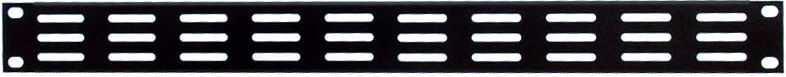 Adam Hall 87221VH Rack Plate Black