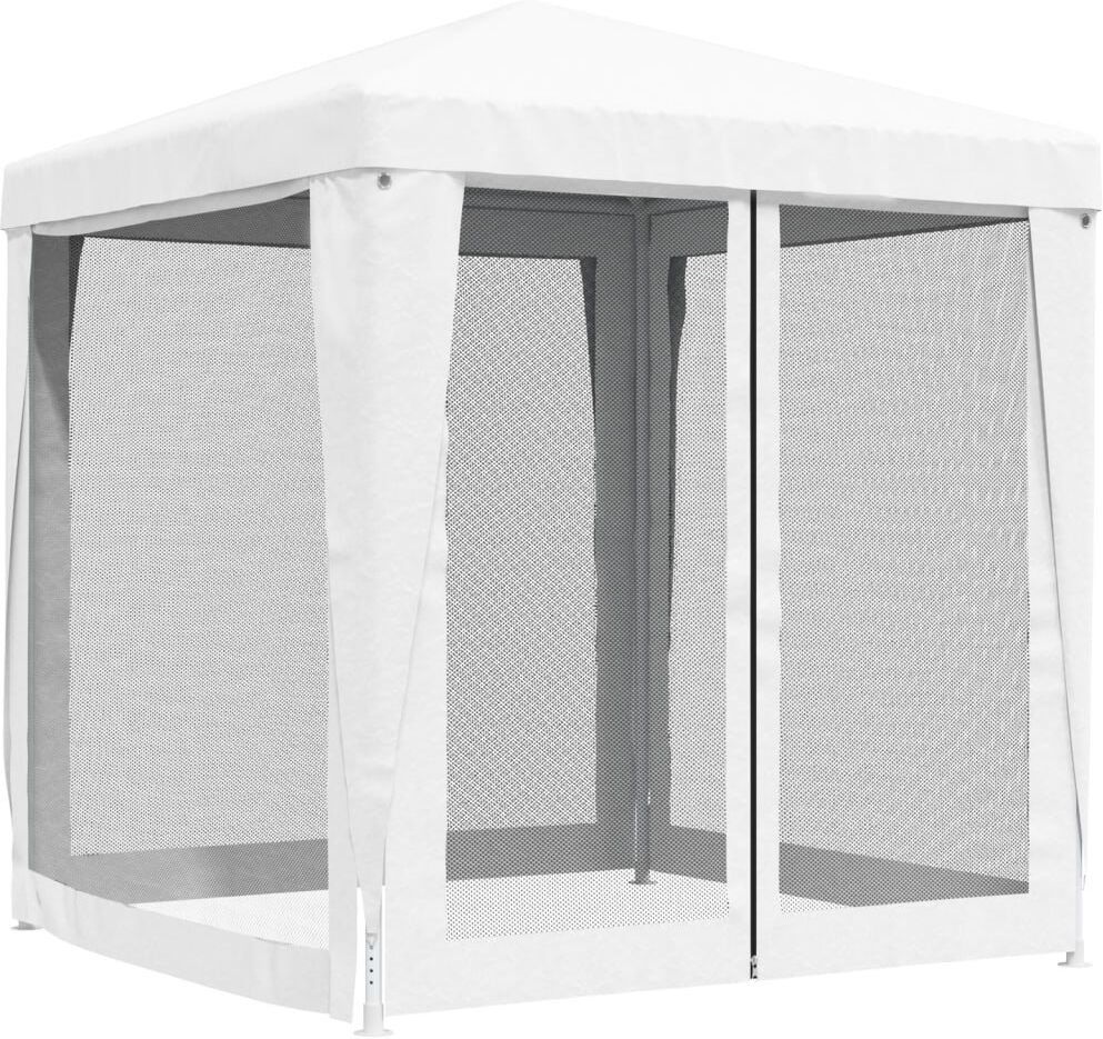 Dakota Fields Eliane 2m x 2m Iron Party Tent White 2 x 2 m