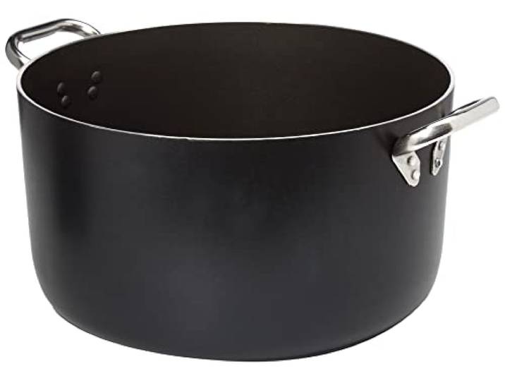 Pentole Agnelli Kasserolle ALSA104SS36 Alblack B-Crist Cm 36