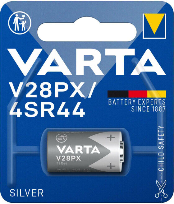Varta Batterie Electronics 6,2 V/145 mAh/Argent V 28 PX Bli.1 (04028101401)