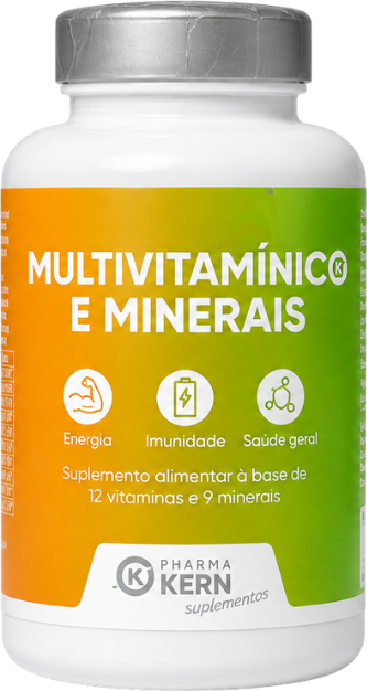PharmaKern Multivitamínico e Minerais 60 cápsulas