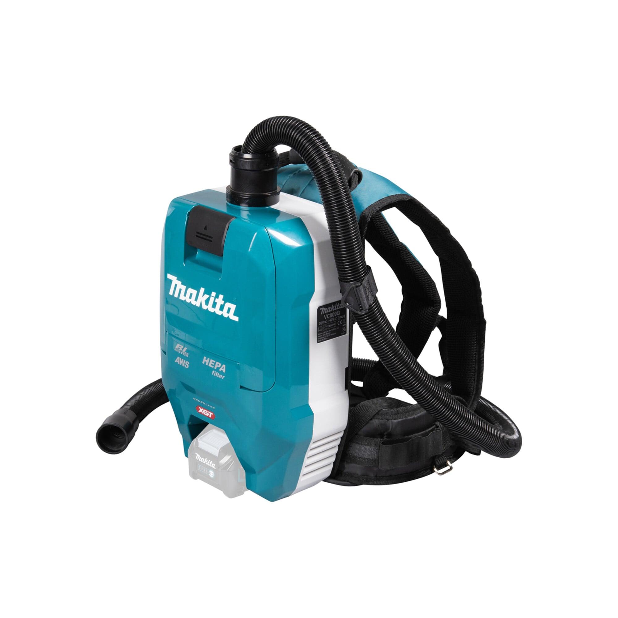 Makita Akku-Rucksackstaubsauger 40V max. mit AWS (ohne Akku, ohne Ladegerät) (VC009GZ01)