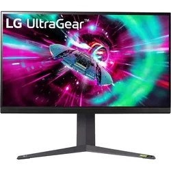 LG UltraGear 32GR93U-B (31.50"), Monitor, Schwarz, Violett, Grau