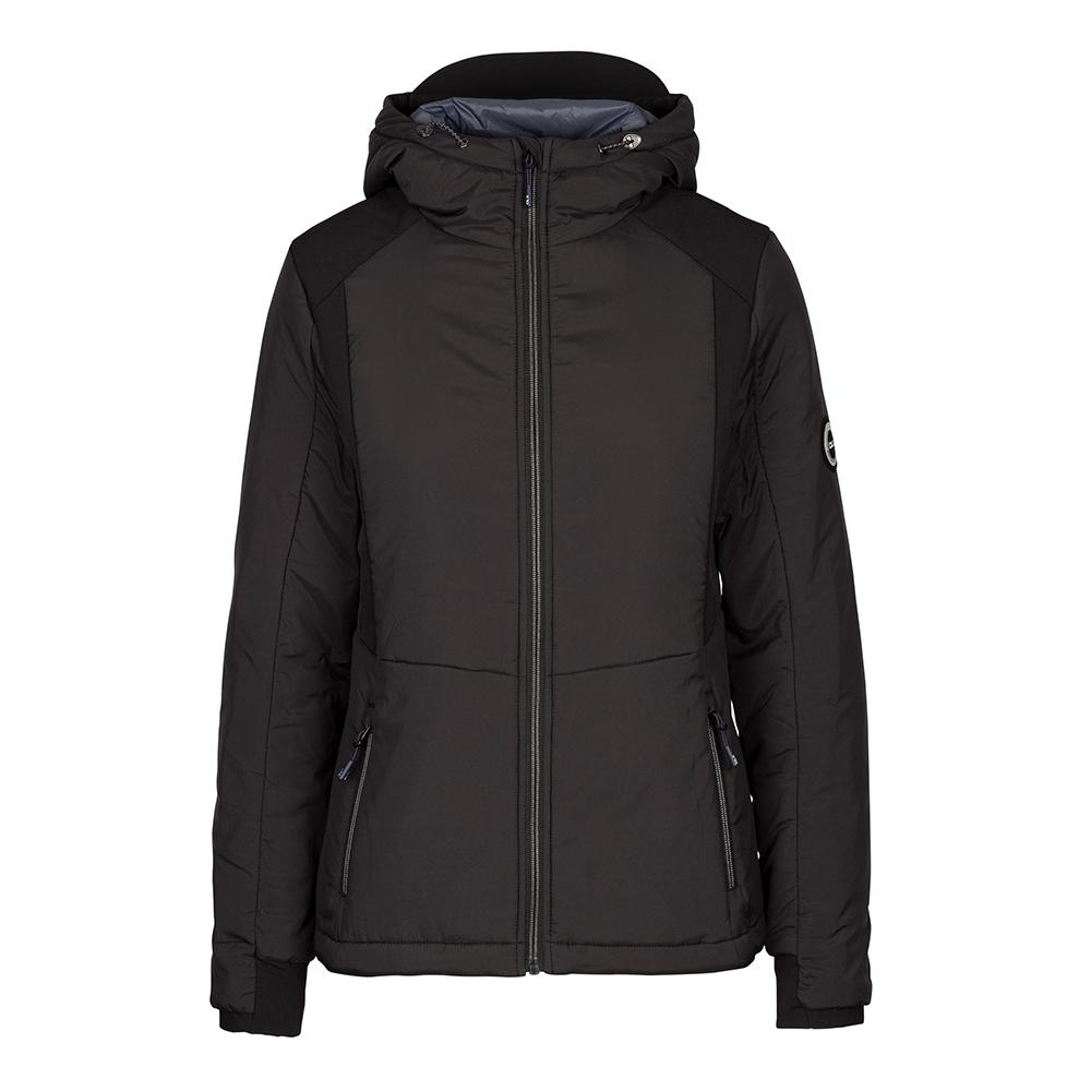 Trespass Dames/Dames Courtney DLX gewatteerd jack (Zwart)