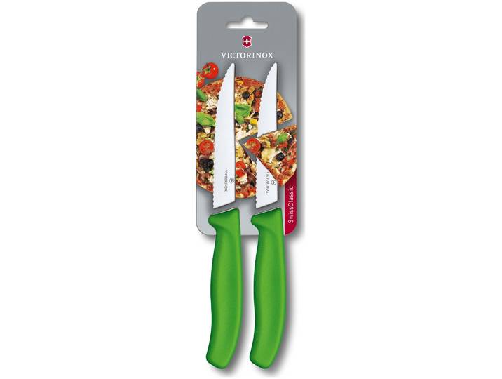 Victorinox Steak- und Pizzamesser Gourmet Grün 12cm