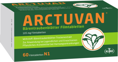 Klinge Pharma GmbH ARCTUVAN Bärentrauben Filmtabletten 60 St 01532302