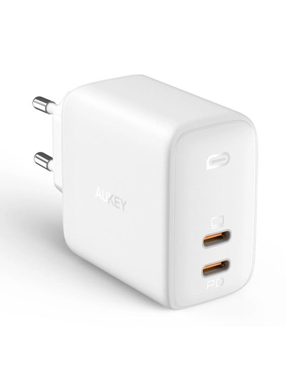 Aukey PA-B4 Omnia Duo 65W Dual-Port PD Wall Charger with GaNFast Tech